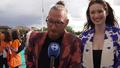 Tékkneski gítarleikarinn með íslenskt tattú