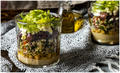 Tabbouleh-salat með kjúklingabaunum og kryddjurtum 